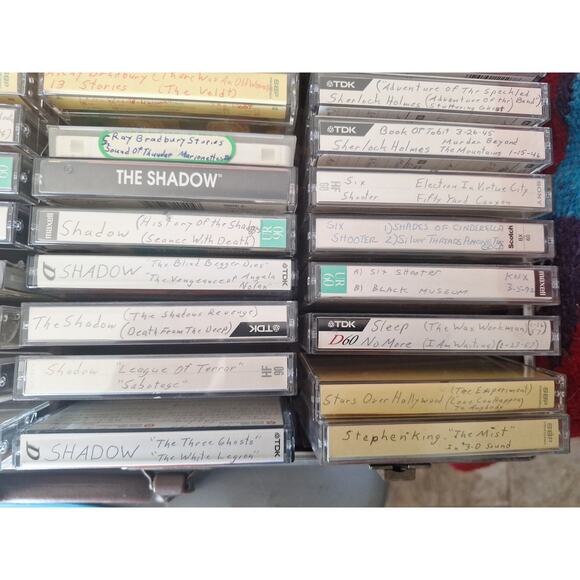 Old-Time Radio Horror & Mystery 60 Cassettes The Shadow Lights Out Inner Sanctum - Picture 7 of 8